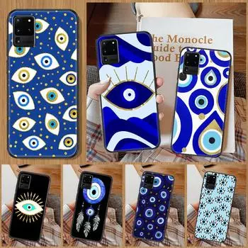 Чехол для телефона Nazar Boncuu Evil eye для Samsung Galaxy Note 4 8 9 10 20 S8 S9 S10 S10E S20 Plus UITRA Ultra black luxury cover 3D Galaxy S8