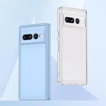 Чехол для телефона, небьющийся, устойчивый к царапинам, устойчивый к падениям, плотно прилегающий, акриловый, эластичный, для телефона, чехол Google Pixel For Pixel 7 Pro серый/прозрачный