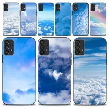 Чехол для телефона «Небесные облака» для Samsung Galaxy S22 S23 Ultra S21 S20 FE Plus Note 20, мягкая обложка Samsungs225G