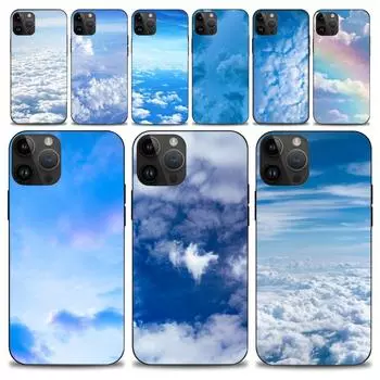 Чехол для телефона «Небесные облака» iphone15 14 13 12 11 Pro Max Mini X 7 8, мягкий чехол iPhone13PRO