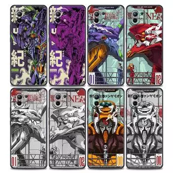 Чехол для телефона Neon Genesis Evangelion для Xiaomi Mi 11 11T 11X Pro Lite NE 5G 12 POCO X3 F3 M3 M4 NFC Pro, мягкий тонкий чехол из ЭВА аниме Mi 11