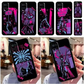 Чехол для телефона «Неоновая луна Таро» для OPPO A93 A83 A91 A53S A53 A31 A9 A5 2020 A15 A16 A1K A52 A72 A94 A54 A74 OPPO A74 4G