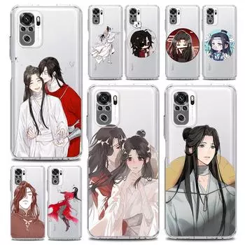 Чехол для телефона New Heaven Official s Blessing для Xiaomi Redmi Note 12 Plus 10C 10 11 9 8 Pro 9S 7 8T 9T 9A 9C 5G, мягкий прозрачный чехол Redmi Note 12Pro