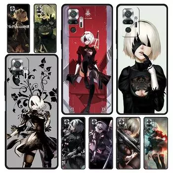 Чехол для телефона Nier Automata Cartoon для Xiaomi Redmi Note 12 11 10 Pro 9S 11S 9 8 7 8T 9C 9A 8A 10s K40 Gaming 9T силиконовый чехол Redmi Note 12 5G