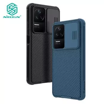 Чехол для телефона Nillkin CamShield Pro Xiaomi Poco F4 5G Redmi K40s, защитный слайдер для камеры, роскошный противоударный чехол из ТПУ + ПК