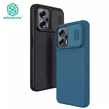 Чехол для телефона Nillkin CamShield Xiaomi Redmi Note 11T Pro Plus 5G, защитный слайдер для камеры, роскошный жесткий противоударный чехол для ПК