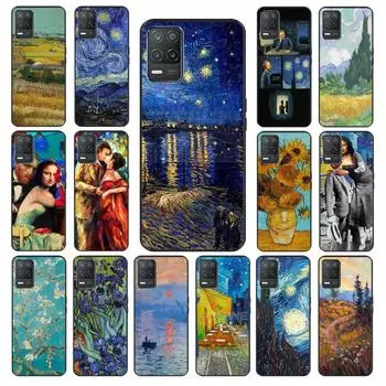Чехол для телефона «Ночной Винсент Ван Гог» для OPPO Realme GT 2 Pro X2 Pro XT C25S 8 7 6 Pro 6i GT Master C3 C21 C21Y C11 X3 SuperZoom Realme 6 Pro
