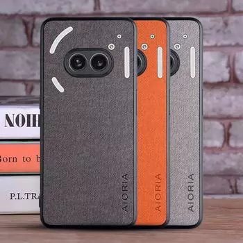 Чехол для телефона Nothing 2A, чехол из роскошного текстиля, кожи, мягкий ТПУ, жесткий чехол для телефона, чехол для телефона 2a, чехол Nothing phone 2a красный