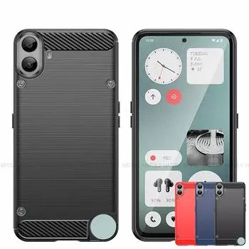 Чехол для телефона Nothing CMF 1 Чехол для телефона Nothing CMF 1 Противоударный роскошный матовый защитный чехол для телефона из ТПУ Nothing CMF Phone 1 Nothing CMF Phone 1 чёрный