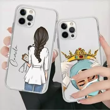 Чехол для телефона Nurse Medical Medicine Health Heart Clear для iPhone 16 15 14 13 12 11 Pro Max 13Mini SE3 7 8 Plus, защитные чехлы For iPhone 7 8 or SE остановить