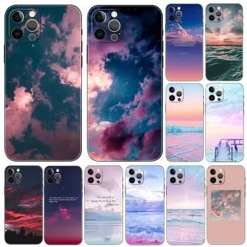 Чехол для телефона «Облако с пляжем» для iPhone Samsung Galaxy Redmi Xiaomi Oppo OnePlus Note SA 7 8 9 10 11 12 13 14 20 21 22 23 53 54 Pro Max Plus Ultra TPU Soft iPhone 6 or 6S