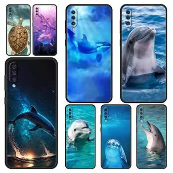 Чехол для телефона Ocean Animal Dolphin для Samsung Galaxy A52 A50 A70 A10 A30 A40 A20S A20E A02S A12 A22 A72 A42 A32 5G A04s, мягкий чехол Samsung A02s