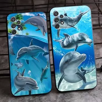 Чехол для телефона Ocean Dolphin для Samsung Galaxy S20 S21 S22 S30 S7 S10 S8 S9 S6 Pro Plus Edge Ultra Fe, противоударный чехол SamsungS6