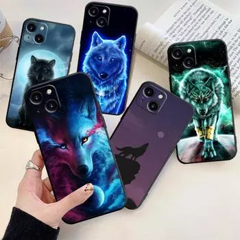 Чехол для телефона «Одинокий волк» для iPhone Samsung Galaxy Redmi Xiaomi Oppo OnePlus Note SA 7 8 9 10 11 12 13 14 20 21 22 23 53 54 Pro Max Plus Ultra TPU Soft iPhone 6 or 6S