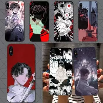 Чехол для телефона Okkotsu Yuuta Jujutsu Kaisen для iPhone 14 13 12 11 XS X 8 7 6 Plus Mini Pro Max SE 2022, мягкий черный чехол для телефона iPhone 14