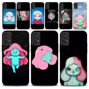 Чехол для телефона Okokume Cosmic Girl Art для Samsung Galaxy S22 S23 Ultra S21 S20 FE Plus Note 20, мягкий чехол Samsungs23ULTRA5G