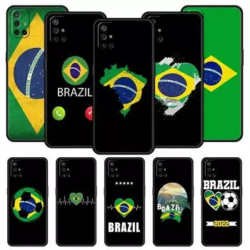 Чехол для телефона OnePlus 10 9 Pro 9T 9R 9RT 8T 8 7 6T 7T Nord 2 CE 5G N200 N100, защитный чехол с бразильским флагом, футболом OnePlus Nord 2 5G