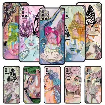 Чехол для телефона OnePlus 10 9 Pro 9T 9R 9RT 8T 8 7 6T 7T Nord 2 CE 5G N200 N10 N100 чехол Paris Art синяя бабочка девушка цветок Nord CE 2 5G