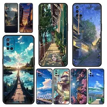 Чехол для телефона OnePlus 11 10 9 Pro 9T 12R 10R 9R 9RT 10T 8T 8 7 6T 7T Nord 2T CE 2 5G N200 N10 N100, чехол с японским аниме пейзажем OnePlus 9 Pro