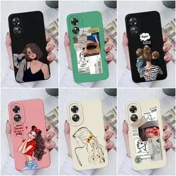 Чехол для телефона OPPO A11 A12 A15 A17 A17K A58 A52 A1 A1Pro 5G, модный защитный чехол для камеры для мальчиков и девочек, мягкий силиконовый чехол для OPPO Fundas Coque OPPO A1 2018