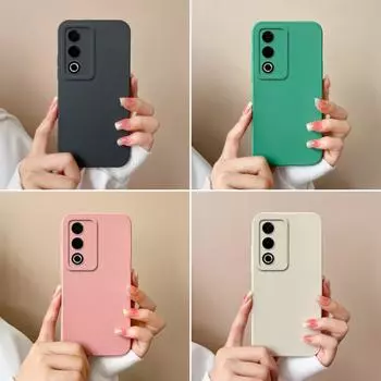 Чехол для телефона OPPO Realme 12 13 PI Pro Plus A3X K12X Narzo 70 Pro с однотонным узором, тонкий, жидкий, силиконовый, противоскользящий, супер ударопрочный для OPPO Capas Oppo A3x 5G (India)