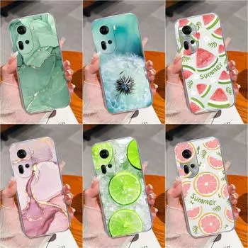 Чехол для телефона OPPO Reno 11 Narzo 70 Realme C67 Findx7 Pro, задняя крышка, популярные модные этикетки, силиконовый мягкий ТПУ, высококачественные прозрачные чехлы для OPPO Oppo Reno 11 5G