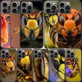 Чехол для телефона «Оса-убийца, популяция осы» для Apple Iphone 15 13 12 11 14 Pro Max Mini Cover SE 2020 X XS XR 8 7 6 6S Plus 5 5S She iPhone 12 Pro Max
