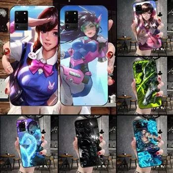 Чехол для телефона Overwatch Ow Game для Samsung Galaxy S6 S7 S8 S9 S10 S21 S22 Plus, ультрамягкий черный чехол для телефона Galaxy S30