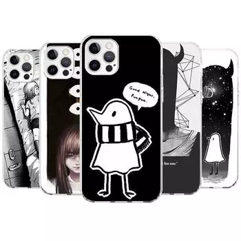 Чехол для телефона Oyasumi Punpun для Apple iPhone 11, 12, 13, 15, 14 Pro 7 XR X XS Max 8 Plus + Mini SE, мягкий чехол с индивидуальным принтом iPhone 11 Pro Max