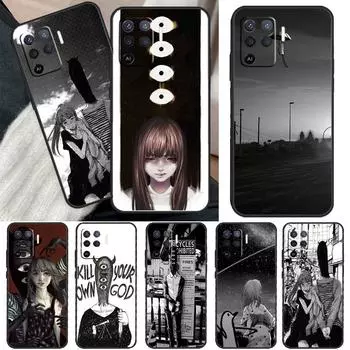 Чехол для телефона Oyasumi Punpun для OPPO A54 A74 A94 A53S A1K A15 A16 A3S A5S A83 A91 A93 A5 A9 A53 A31 A52 A72 OPPO A5S