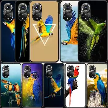 Чехол для телефона Parrot Bird для Huawei P Smart 2021 Y5 Y6 Y7 Y9 Honor 50 20 Pro 10 10I 9 9X Y9S 8 8A 8X 8S 7S Honor 20 Pro