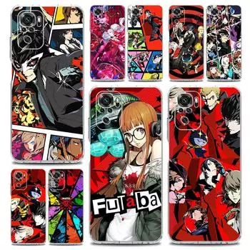 Чехол для телефона Persona 5 с рисунком для Xiaomi Redmi Note 11 9S 9 8 10 Pro 7 8T 9C 9A 8A K40 Pro 11T 5G, мягкий силиконовый прозрачный чехол Redmi 8