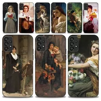 Чехол для телефона Pierre Auguste Cot Art для Samsung Galaxy S22 S23 Ultra S21 S20 FE Plus Note 20, мягкий чехол Samsungnote10Pro