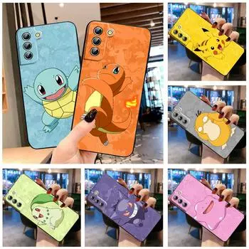 Чехол для телефона pikachus Squirtle Eruption для Samsung S23 S22 S21 S20 S10 S8 Note 20 A9 A73 A71 A53 A33 Ultra Plus FE черный Samsung S8