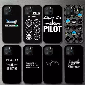 Чехол для телефона «Пилот летающего самолета» для Iphone 11 12 Mini 13 14 Pro Xs Max X 8 7 6s Plus 5 Se Xr Shell iPhone13PRO