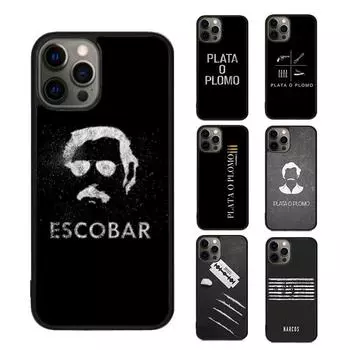 Чехол для телефона Plata O Plomo Narcos Pablo Escobar для iPhone 13 Pro Max Coque 12 11 Pro Max для Apple 8 PLUS 7 6S XR X XS Fundas iPhone 5 5s