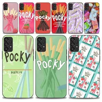 Чехол для телефона Pocky Strawberry Chocolate Chip Cookies для Samsung Galaxy S22 S23 Ultra S21 S20 FE Plus Note 20, мягкий чехол Samsungs20FE