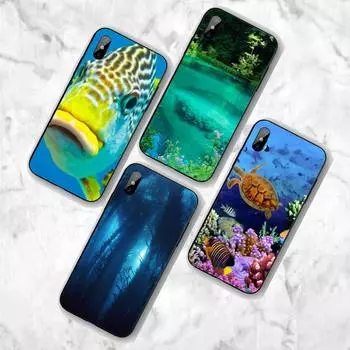 Чехол для телефона «Подводный мир» для Huawei G7 G8 P7 P8 P9 P10 P20 P30 Lite Mini Pro P Smart Plus Cove Fundas P20Lite