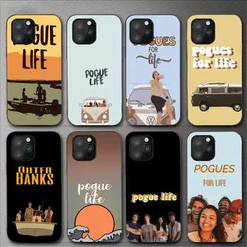 Чехол для телефона Pogue Life Outer Banks для Iphone 11 12 Mini 13 14 Pro Xs Max X 8 7 6s Plus 5 Se Xr Shell iPhone12