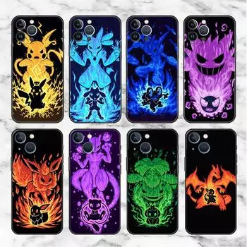 Чехол для телефона Pokemon Cool Pikachu для iPhone 11 13 Pro Max 12 Mini 7 8 Plus SE 2020 X XS 6 6S 5 5S, мягкий силиконовый чехол на заднюю панель iPhone 5 5S SE