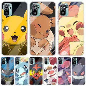 Чехол для телефона Pokemon Pikachu Anime для Xiaomi Redmi Note 10S 10 11S 11 9S 9 8T 8 Pro 11T 5G 11E 9T 7 6 5 5A 4X Fundas Redmi Note 10S