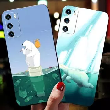 Чехол для телефона Polar Bear для Huawei Mate 8 9 S 10 30 20 40 20X 5G 40E Plus Pro Nova 7i 7 Pro SE Pro задняя крышка HUAWEI Mate8