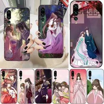 Чехол для телефона «Психическая наложница» для Huawei P50 P40 P30 Pro Lite P Smart 2021 2019 Magic 3, мягкий черный чехол для телефона Huawei P50