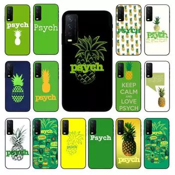Чехол для телефона psych pineapple Funda для vivo Y31 Y30 Y33S Y11S Y12S Y17 Y20 Y20S Y21 Y21S Y1S Y53S Y15 Y19 Y91C V23 5G, чехол VIVO Y1S