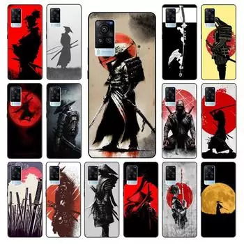 Чехол для телефона японский самурай ниндзя для VIVO V21E V21 V23 V23E V2109 Y53S Y33S Y55 Y76 Y31 Y21 Y72 Y01 Y21S Y11S VIVO V21E 4G