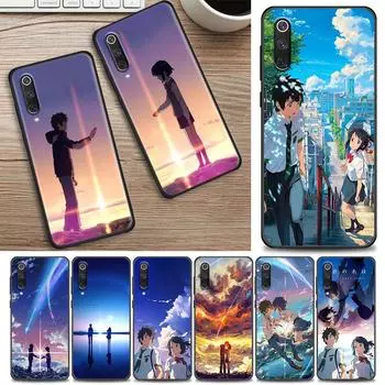 Чехол для телефона японского аниме «Твое имя» для Xiaomi Mi A2 8 9 SE 9T 10 10T 10S CC9 E Note 10 Lite Pro 5G, мягкий силиконовый черный чехол Xiaomi Mi A2 Lite
