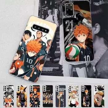 Чехол для телефона японского аниме «Волейбол мальчик Haikyuu» для Samsung S21 A10 для Redmi Note 7 9 для Huawei P30Pro Honor 8X 10i Redmi 9A
