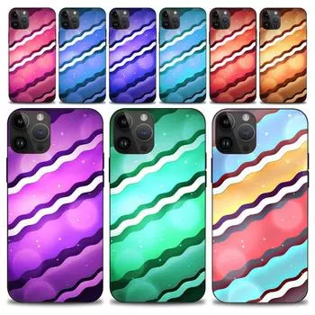 Чехол для телефона ярких цветов iphone15 14 13 12 11 Pro Max Mini X 7 8, мягкий чехол iPhoneXS