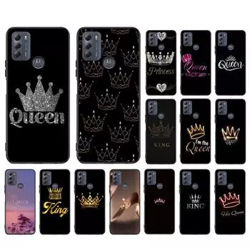 Чехол для телефона Queen King для Moto G84 G23 G24 G31 G32 G41 G51 G52 G53 G54 G71 G82 G42 G62 G200 G Play G Stylus Moto G32