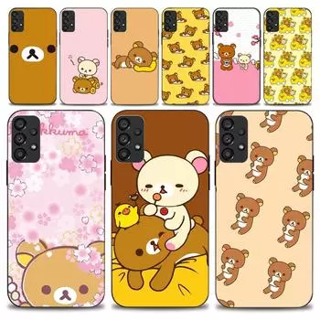 Чехол для телефона R-Rilakkuma Bear для Samsung Galaxy S22 S23 Ultra S21 S20 FE Plus Note 20, мягкий чехол Samsungs21ULTRA